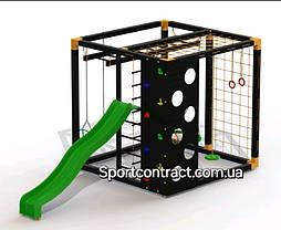 Дитячий ігровий майданчик Куб 23 2,5*2,5м Game cube спортивний комплекс вуличний дитячий комплекс, фото 2