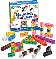 Математические кубики Learning Resources 2 см (100 штук) Learning Resources STEM Explorers MathLink Builders