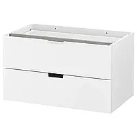 NORDLI Модульный комод/2 ящика, белый, 80x45 см Ikea