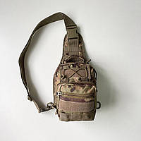 Тактична сумка через плече мультикам, військова багатофункціональна бананка для військових ЗСУ