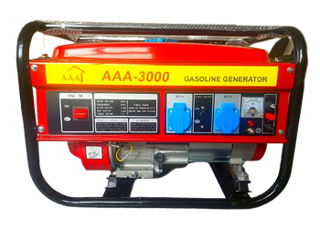 Бензиновий генератор 2.8 кВт AAA-3000 електрогенератори з гарантією