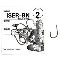 Крючки Fudo Iseama W/Ring Black 2 (11 шт.) (FH BN 3001 2)