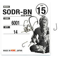 Крючки Fudo Sode W/Ring Black 15 (14 шт.) (FH BN 6001 15)