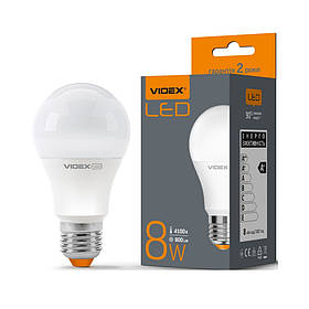 LED-лампа VIDEX A60e 8W E27 4100K VL-A60e-08274
