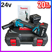 Маленькая болгарка на Makita 24v Аккумуляторная болгарка шлифмашина 125m болгарка с регулировкой оборотов 2акб