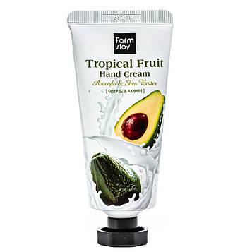 Крем для рук зволожуючий FarmStay Tropical Fruit Avocado & Shea Butter 50 мл