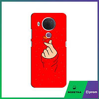 Чехол (Красное Сердечко) на Nokia 5.4 / Чехлы LOVE Нокиа 5.4
