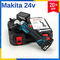 Акумуляторні шліфмашини Makita 125 мм Болгарка акумуляторна 24в Болгарка інструмент Болгарка 2 акумулятори