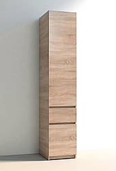 Шафа-пенал для вітальні з полицями 40 см х 52 см х 200 см | Майстер Форм Брайт