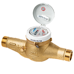 Лічильник гарячої води 1" (Ду 25) Zenner MTWD-M-CC R160 будинковий сухохідний (Німеччина)