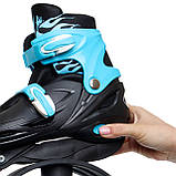 Черевики на пружинах Фітнес-джампери NewStar Kangoo Jumps SK-901H-2 розсувні (розміри 35-42), фото 4