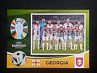 Футбольна листівка "Збірна Грузії учасник Чемпіонату Європи 2024 з футболу" (ЄВРО 2024 у Німеччині)