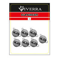 Разборная вольфрамовая чебурашка Viverra 2g Natural (7шт) (2TCBS)