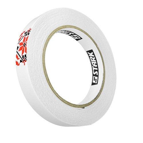 Скотч двосторонній спінений білий Stark18х5м, фото 1