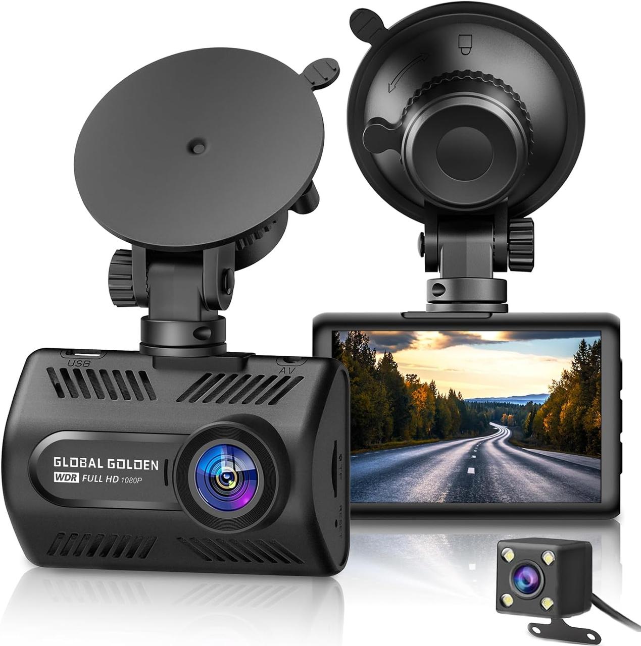 Видеорегистратор FHD 1080P Car Dash Camera Dual Dash Camera для ...