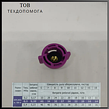 Розпилювачі пестицидів Відцентрові Роса AM.0050.SB-b, Форсунка Роса Агромодуль для обприскувачів фіолетовий, фото 4