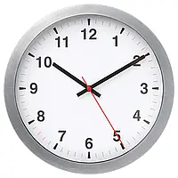 TJALLA Настенные часы, серебро, 28 см Ikea
