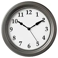 SÖNDRUM Настенные часы, серые, 35 см Ikea