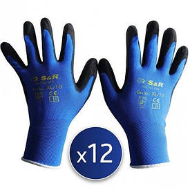 Набір рукавичок S&R XL/10 поліестер 12 шт.