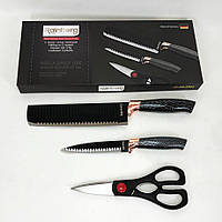 Набор кухонных набор ножей Rainberg RB-8803 | Комплект кухонных ножей | Набор SK-313 поварских ножей FFO