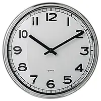 PUGG Настенные часы, нержавеющая сталь, 32 см. Ikea