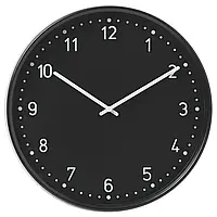BONDIS Настенные часы, черные, 38 см Ikea