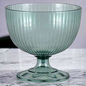 Креманка для десертів небитка "Жадор", 450мл, акрил (Пластикова багаторазова креманка)