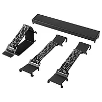 UPPSPEL Аксессуары для доски для инструментов, 4 шт., темно-серые Ikea