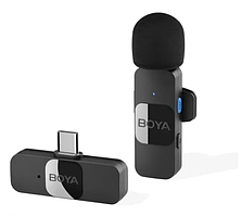 Мікрофон Boya BY-V10 петличний міні-мікрофон для Android професійний бездротовий мікрофон