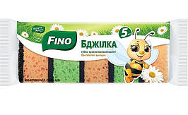 Губки кухонні Fino Бджілка 5 шт