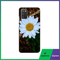 Чехол (Ромашка) Samsung Galaxy A02s / Чехлы Белый Цветок Самсунг Гелекси А02с