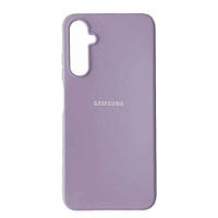 Чехол для Samsung Galaxy A15 Silicone Case (сиреневый цвет) с микрофиброй