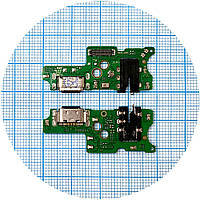 Шлейф Infinix Note 12 X663 з роз'ємами заряджання та навушників із мікрофоном — нижня плата AAA — аналог