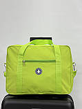 Сумка(ручна поклажа) Польща салатова 40х30х20см/24л/0.5кг/Fly 0234, фото 5