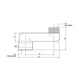 Ексцентрик радіаторний Icma 1/2"х5 см №720, фото 3