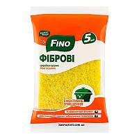 Скребки кухонные Фибровые Fino 5 шт