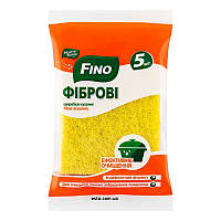 Скребки кухонные Фибровые Fino 5 шт