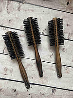 Брашинг для волос деревянный с щетиной Salon Professional 2272FM