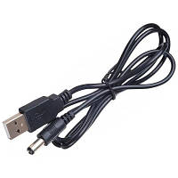 Кабель живлення USB AM to 3.5DC 1.0m 2 A black Atcom (10035)