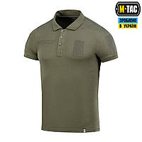 M-Tac поло тактическое 65/35 Army Olive, военная, полевая, футболка, для ЗСУ