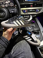 Молодежные обувь мужская и женская Адидас Газель. Классные кроссы унисекс Adidas Gazelle Black/Grey.