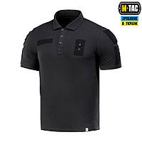 M-Tac поло Полиция 65/35 Black, тактическое, военное, полевое, футболка, ЗСУ