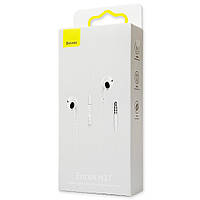 Навушники Baseus Encok Wired C17 3,5 мм білі