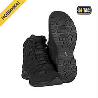 M-Tac полуботинки тактические летние Iva Black, черные, военные, обувь для ЗСУ