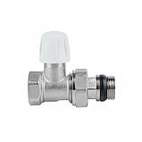 Кран радіаторний Icma 1/2" з антипротіканням прямий без ручки №815+940, фото 4