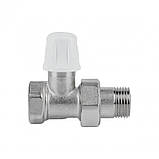 Кран радіаторний Icma 1/2" прямий без ручки №815, фото 4