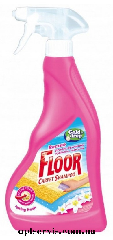 Рідина для ручної чистки килимів Floor Весняна свіжість з розпилювачем 500 мл, фото 1