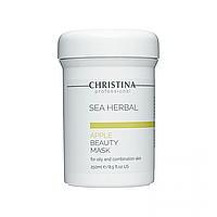 Яблучна маска краси для жирної та комбінованої шкіри - Christina Sea Herbal Beauty Mask Apple