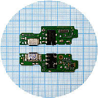 Шлейф Infinix Hot 20 X6826 з роз'ємами заряджання та навушників із мікрофоном — нижня плата AAA — аналог