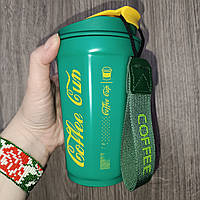 Термокружка термочашка Coffe Cup зеленная 400 мл
